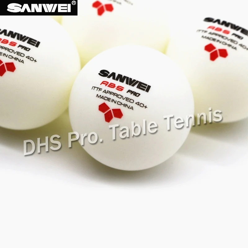 Мяч для настольного тенниса SANWEI 3-Star ABS 40 + PRO одобрено ITTF новый материал