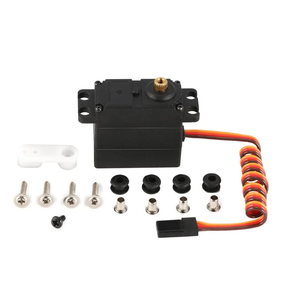 Металлический Шестерни Servo 4 8 6 V 3 провода JR Разъем для 1/12 Feiyue FY 01 02 03 RC автомобиль