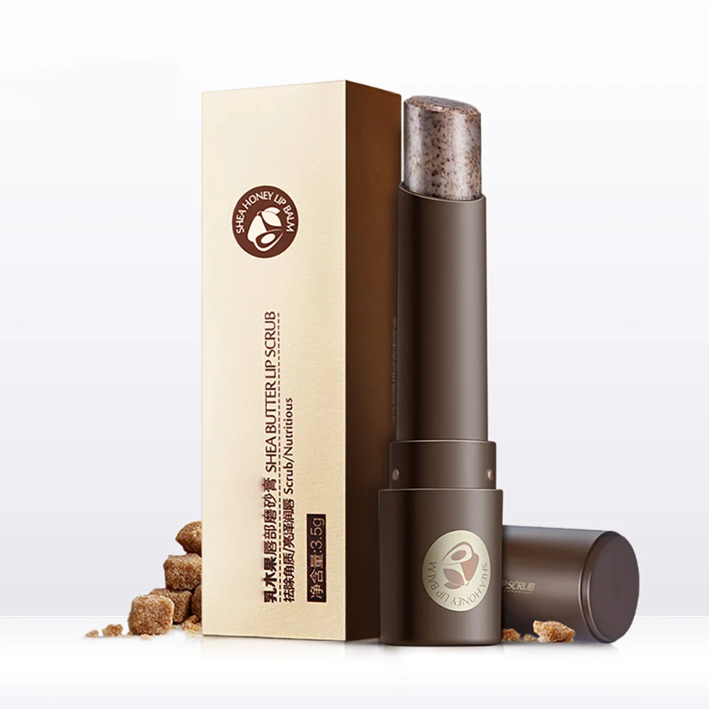 

Organic Lip Scrub Moisturizing Exfoliator Lip Scrubs Natural Ingredient Lip Repair Treatment Remove Dead Skin Stick For Dry Lip