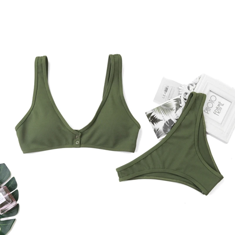 Бикини женский купальник Женский танкини широкий плечевой ремень быстрое