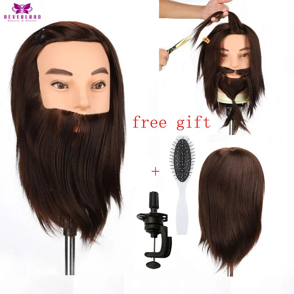 100% настоящие волосы тренировка голова манекена синтетические резка прически для