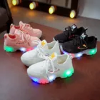Светодиодные детские кроссовки для малышей, младенцев, девочек, мальчиков, легкая обувь, детская повседневная обувь, светящиеся носки, спортивная обувь, детская обувь