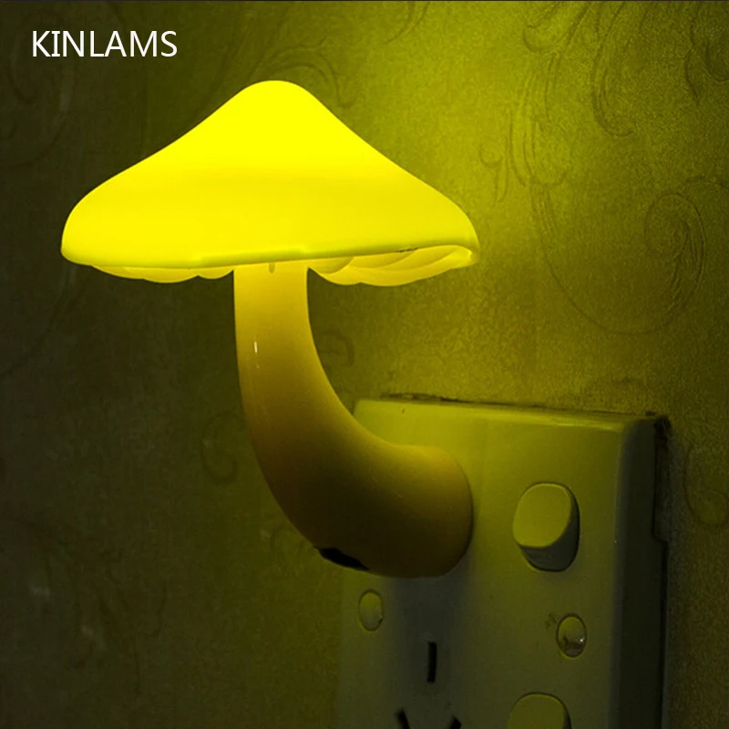 Теплый желтый Грибовидная настенная розетка-светильник s комнатное украшение