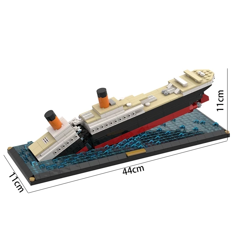 

Building Block C5152 The Sinking Of The Titanic Scene Cruise Boat Ship City Model Block Set Of Toys For Gifts