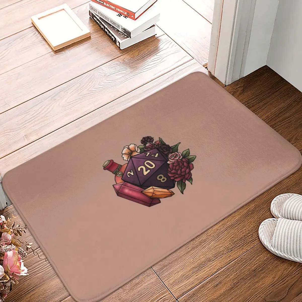 

D20 Настольный игровой коврик для игральных костей, ковер, коврик, ковер, полиэстер, ПВХ, нескользящий напольный декор для ванной, кухни, гости...