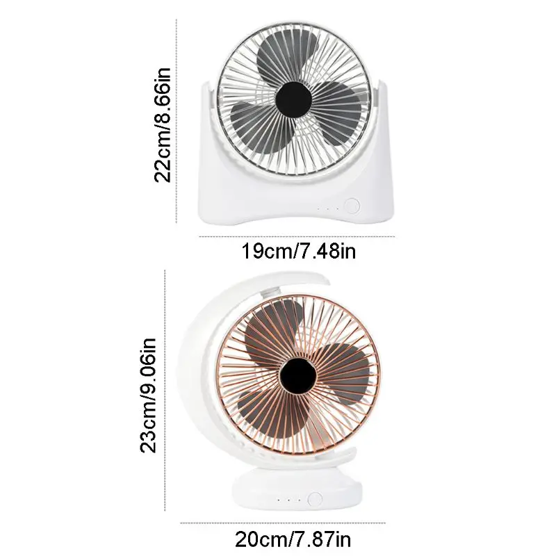 

3Speed Adjustable Mini Portable Fan USB Charging Mute Cooling Fan Desktop Cooler