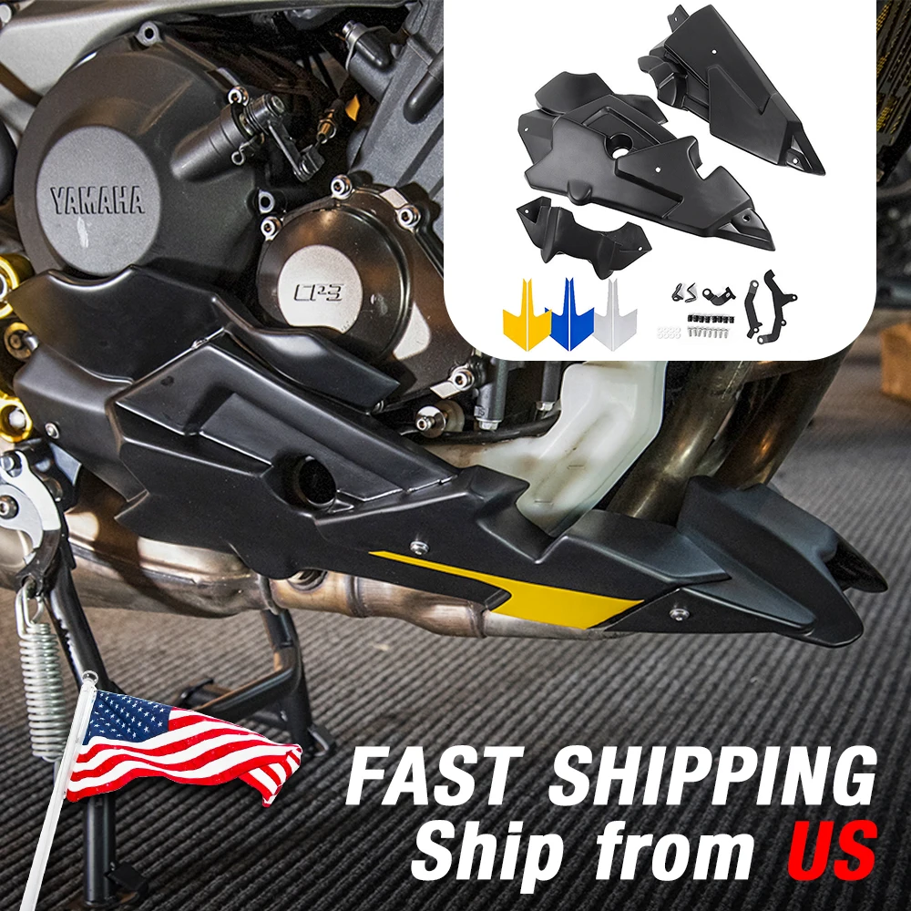 MT09 FZ09 FZ MT 09 Tracer 900 GT 2019 Motorcycle Belly Pan Engine Spoiler Side Fairing Body Kit for Yamaha MT-09 FZ-09 2013-2020