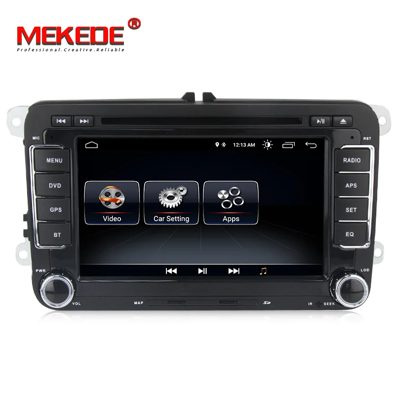 Автомобильный dvd MEKEDE android 9,0 для vw passat b5 b6 golf 4 5 tiguan polo skoda octavia rapid автомобильный Радио мультимедийный плеер