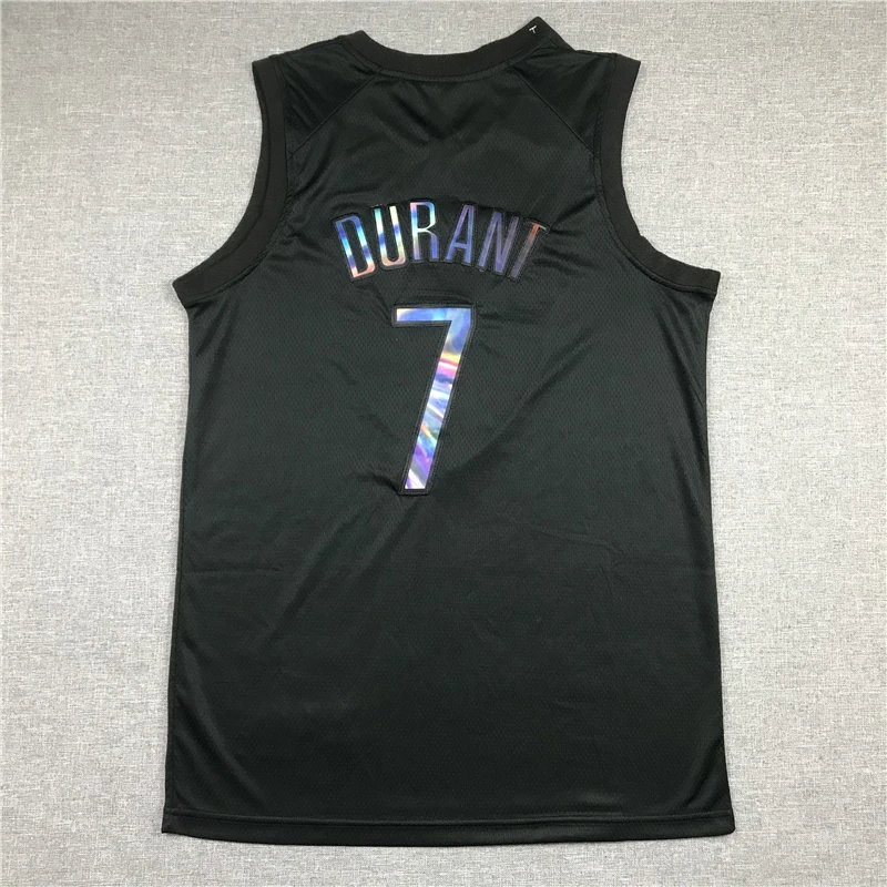 

Mens New American Basketball Clothes European Size #7 T Shirts Cotton Tops Cool Loose Clothes Brooklyn Nets Fashion Version