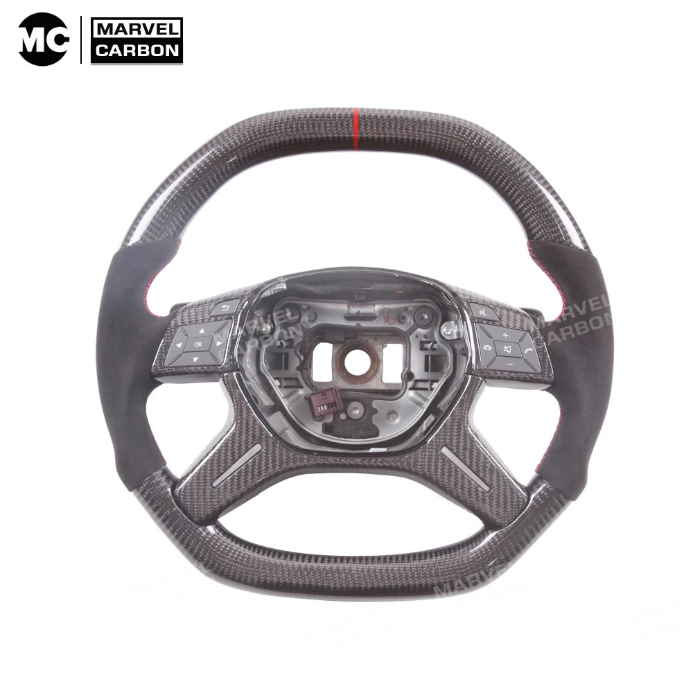 

100% Genuine Carbon Fiber Steering Wheel for Mercedes Benz C E G Class AMG G63 W204 S204 W212 V212 S212 W463