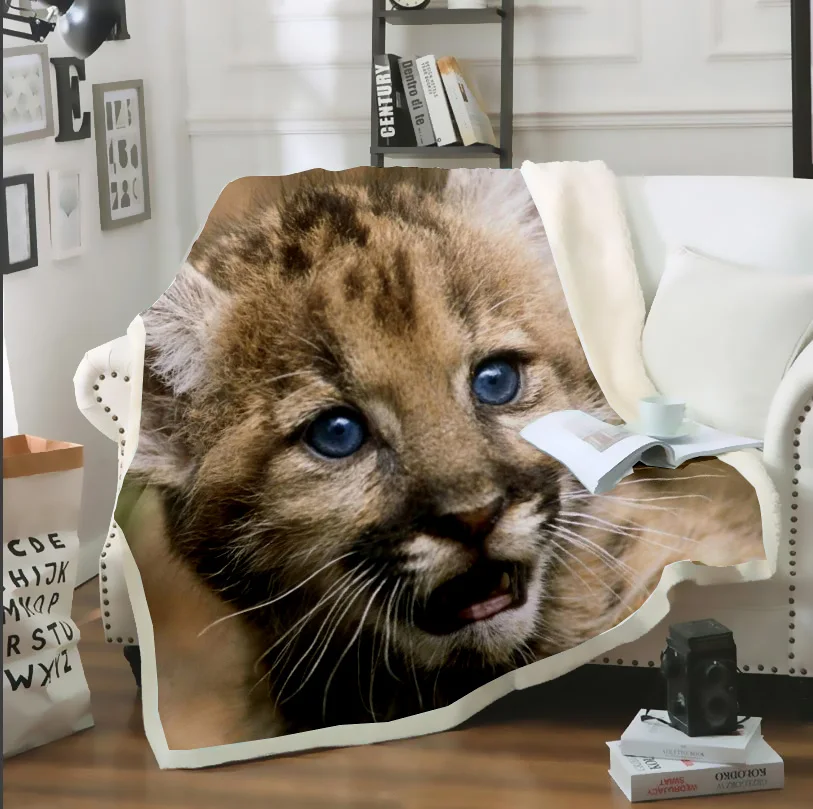 Рисунок 2 - Одеяло с 3D рисунком из мультфильма леопарда