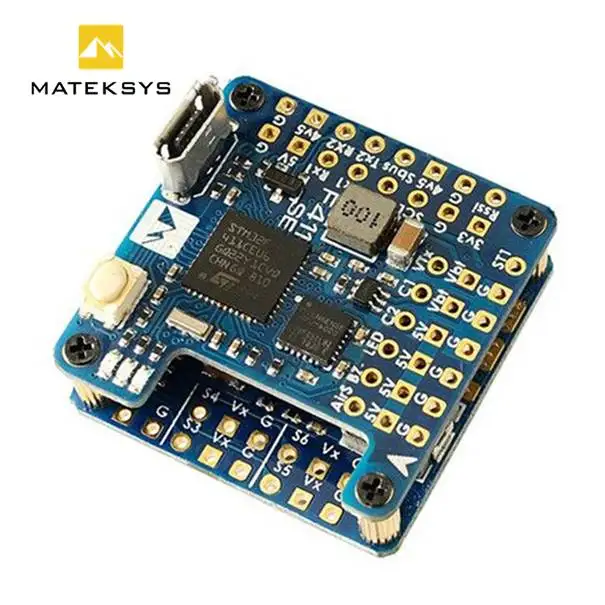 Matek Mateksys Wing F411 WSE Compact Flight Controller PDB 6~30V (2~6S LiPo) & BEC 5V output for iNAV FPV Racing Drones Co | Игрушки и