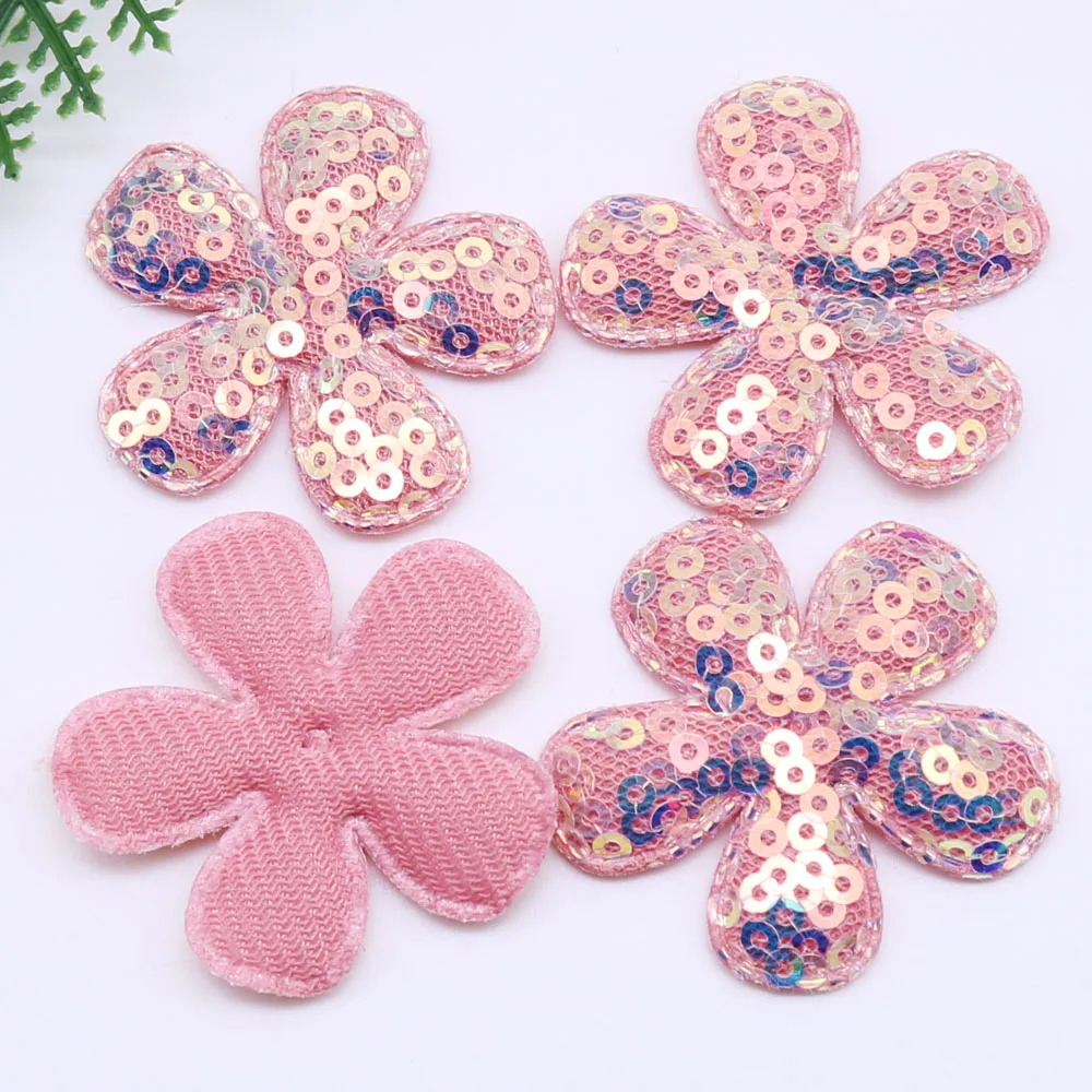 20 шт. нашивки на одежду блестящая мягкая ткань с блестками красивый рюкзак