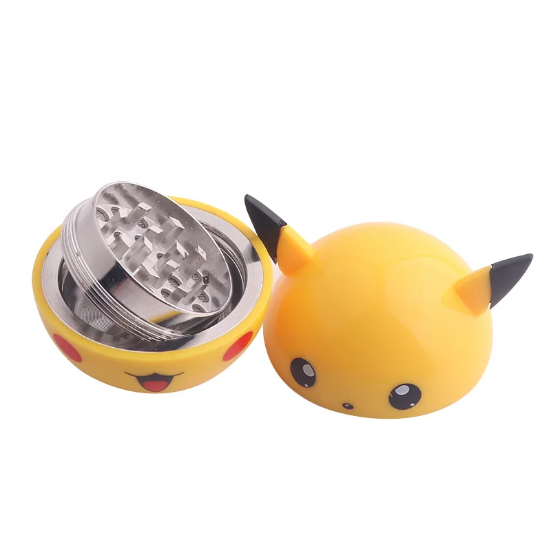 

Cartoon Smoke Grinder Zinc Alloy 3 Layers Weed Cigarette Tobacco Crusher Herb Spice Mill Grinder Smoke Accessories Home Kitchen