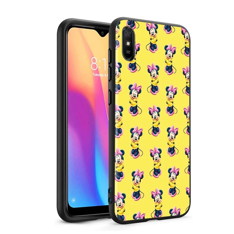 

Mickey and Minnie cute for Xiaomi Redmi 10X Pro 9C 9A 9I 9T 9 GO K30S Ultra K20 8 7 S2 6 5 4X Pro Soft Black Phone Case