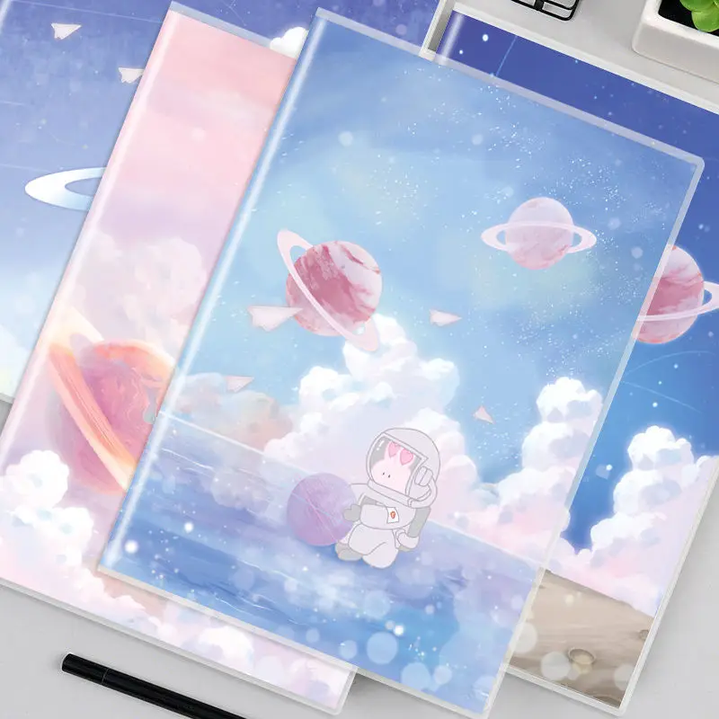 

"Star Astronaut" A5/B5 Waterproof PU Cover Notebook Cute Planners Note Book Diary Journals Notepads Stationery School Supplies