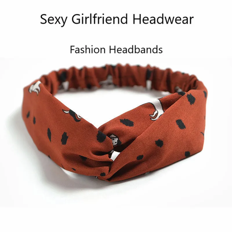 Повязка на голову женская шифоновая летняя осенняя мягкая в полоску |