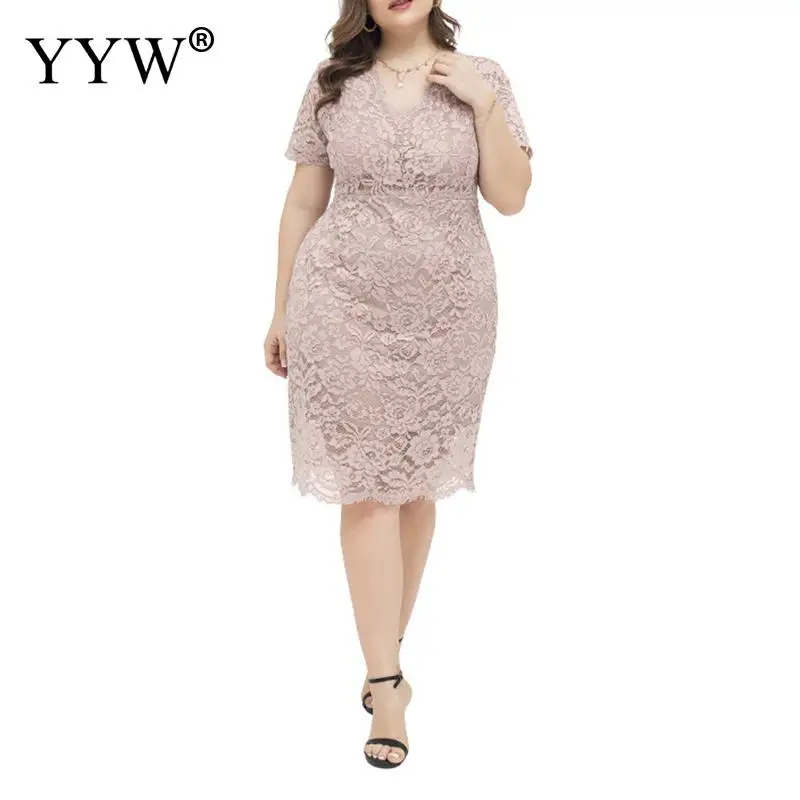 

2021 Женская Элегантная вышивка короткое вечернее платье с v-образным вырезом, размера плюс 3XL 4XL женские модные вечерние платья с длинным рука...