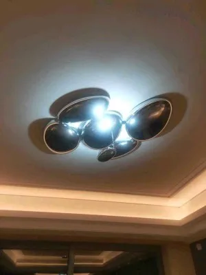 

LED Postmodern Nodic ABS Chrome Water Drop Chandelier Lighting LED Lamp LED Light For Foyer Bedroom Dinning Room