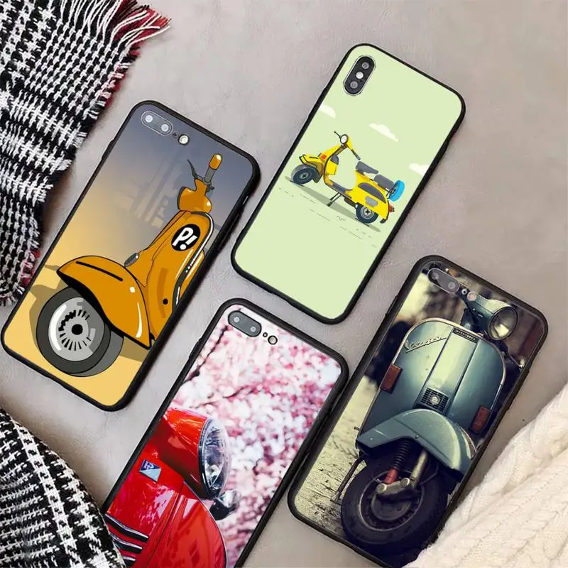 

Vespa Scooter Bike Motorcycle Phone Case for Huawei nova 3i E 4 5i 5Z 6-5G 7 Pro Se Y5 Y6 Y7 Y8 Y9 Prime Cover Fundas Coque