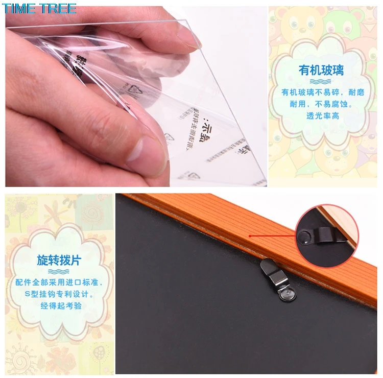 

New Kids Room Wall Decor Picture Photo Frame Set Removable Wall Mural Decor With Installation Accessories Home Decor