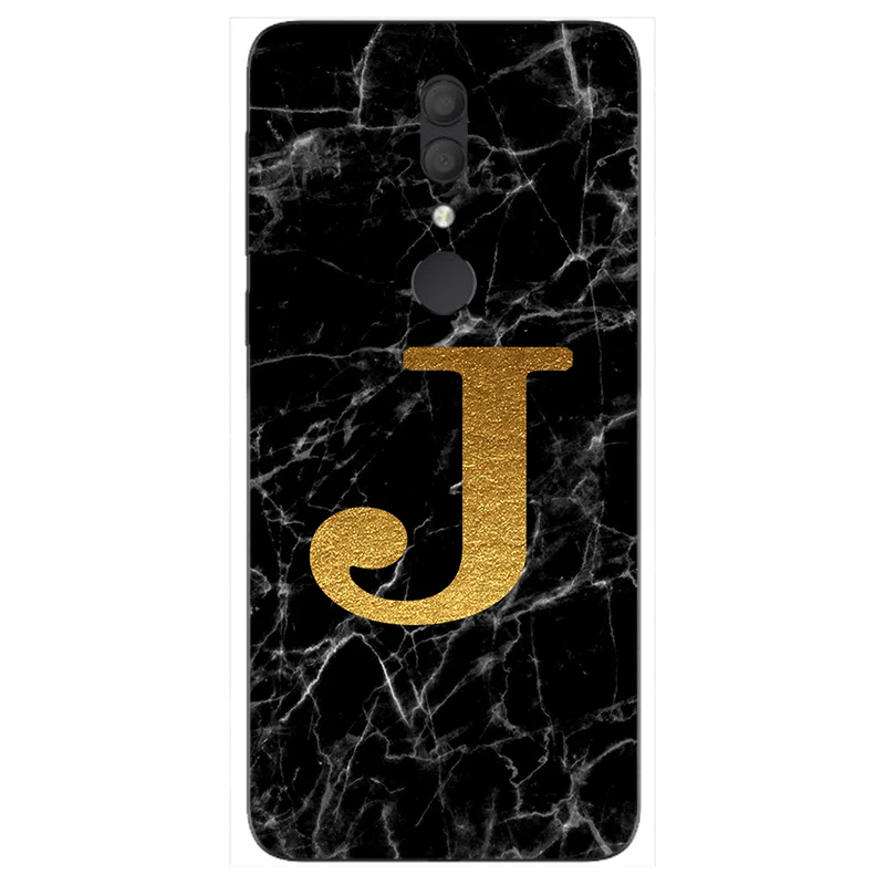 Чехол для телефона Alcatel 1V 5001U 1S 5024D 1C 5003D 1X 5008Y 1 2019 с мраморным золотым фоном и мягкой печатью.