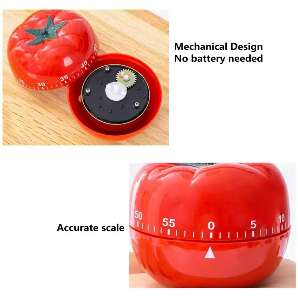 

Mechanical Kitchen Timer Steel Egg Machinery Countdown Reminder Alarm Clock Countdown Time Management S Cooking Tools
