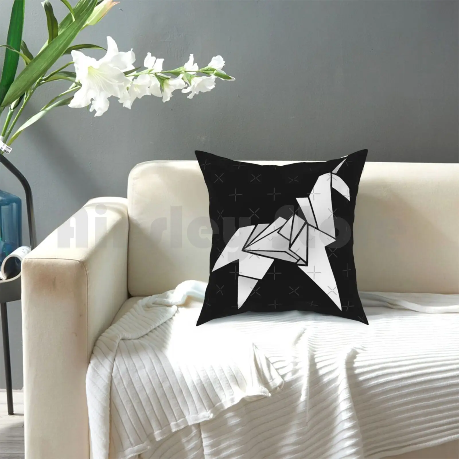 Blade Runner Единорог оригами V2 Подушка Чехол напечатанная для дома мягкая рельефная