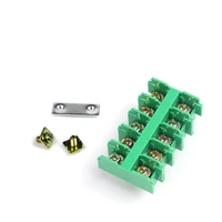 1pcs 10 25mm2 universal din rail mounted wire dual row connection jf5 255 copper terminal blocks 100a5p