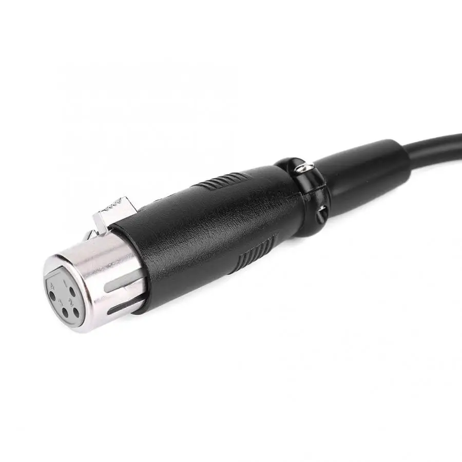 4pin XLR кабель для мужчин XLR Женский силовой кабель адаптация XLR к XLR Женский шнур 100 см кабель питания