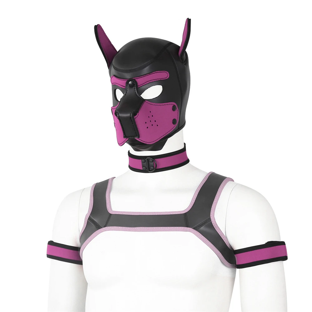 Унисекс костюм для танца маска голова собаки неопреновый Play Body consure Costume