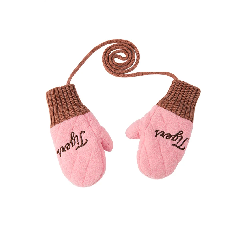Gloves Tiger Зимняя детская шапка с рождественским оленем, детская бархатная шапка кораллового цвета с капюшоном, детская шапка в масках для От 1 до 10 лет, шапка для мальчиков и девочек, шапки - Цвет: Gloves Tiger