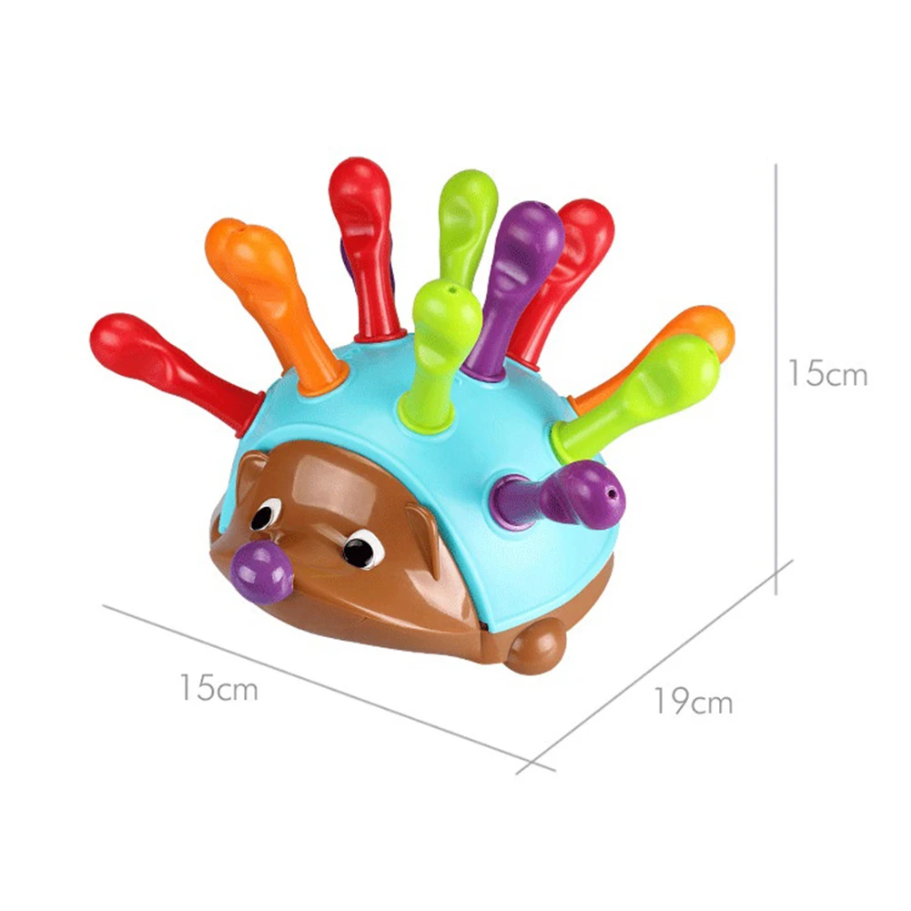 

Hedgehog Toy Game Insert Hedgehog Toy Funny Special Designed Plastic Educational for Children Building Block Toys