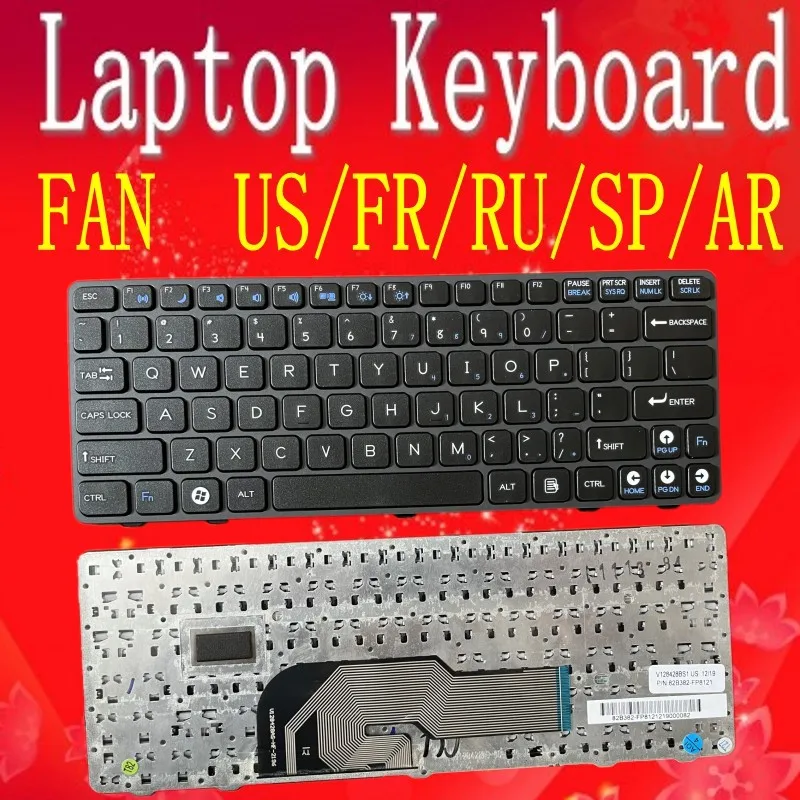 

Laptop Notebook Replacement Keyboard Computer FOR V128428BS1 US