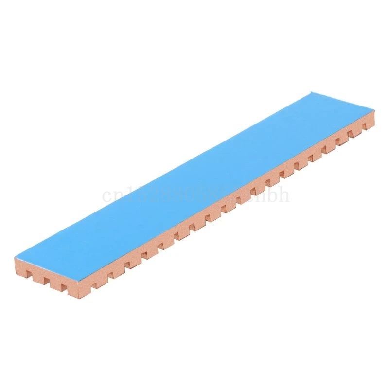 

Pure Copper Thin Heatsink Thermal Pad for M.2 NG-FF 22110 PCI-E NVME SSD Laptop Radiator with Thermal Conductive Adhesive