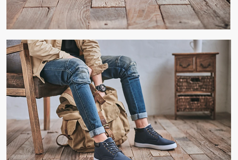 Men Warm Boots Man Winter Snow Boots Men Brand Fur Warm Ankle Botas hombre Male Casual Lace-up Luxury Leahter Men's Boots