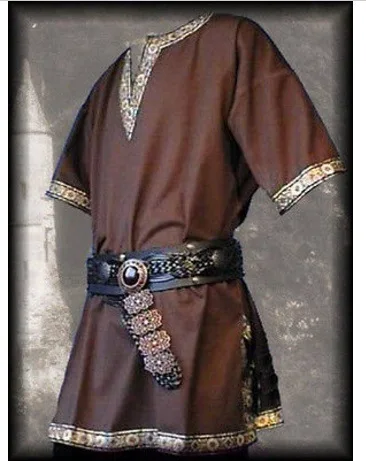 

Средневековая идентичная мужская туника Nobleman аристократика викингов Рыцарь Воин костюмы и пояс для косплея на Хэллоуин