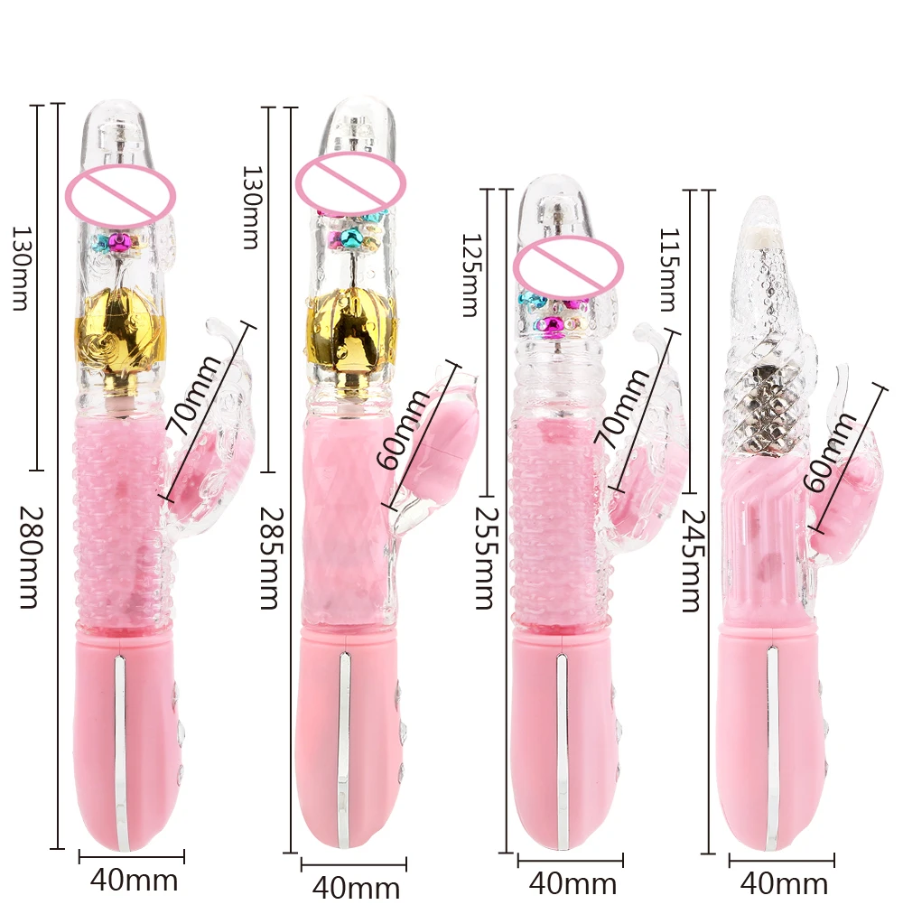 Телескопический фаллоимитатор ватина для точки G вибратор женской мастурбации