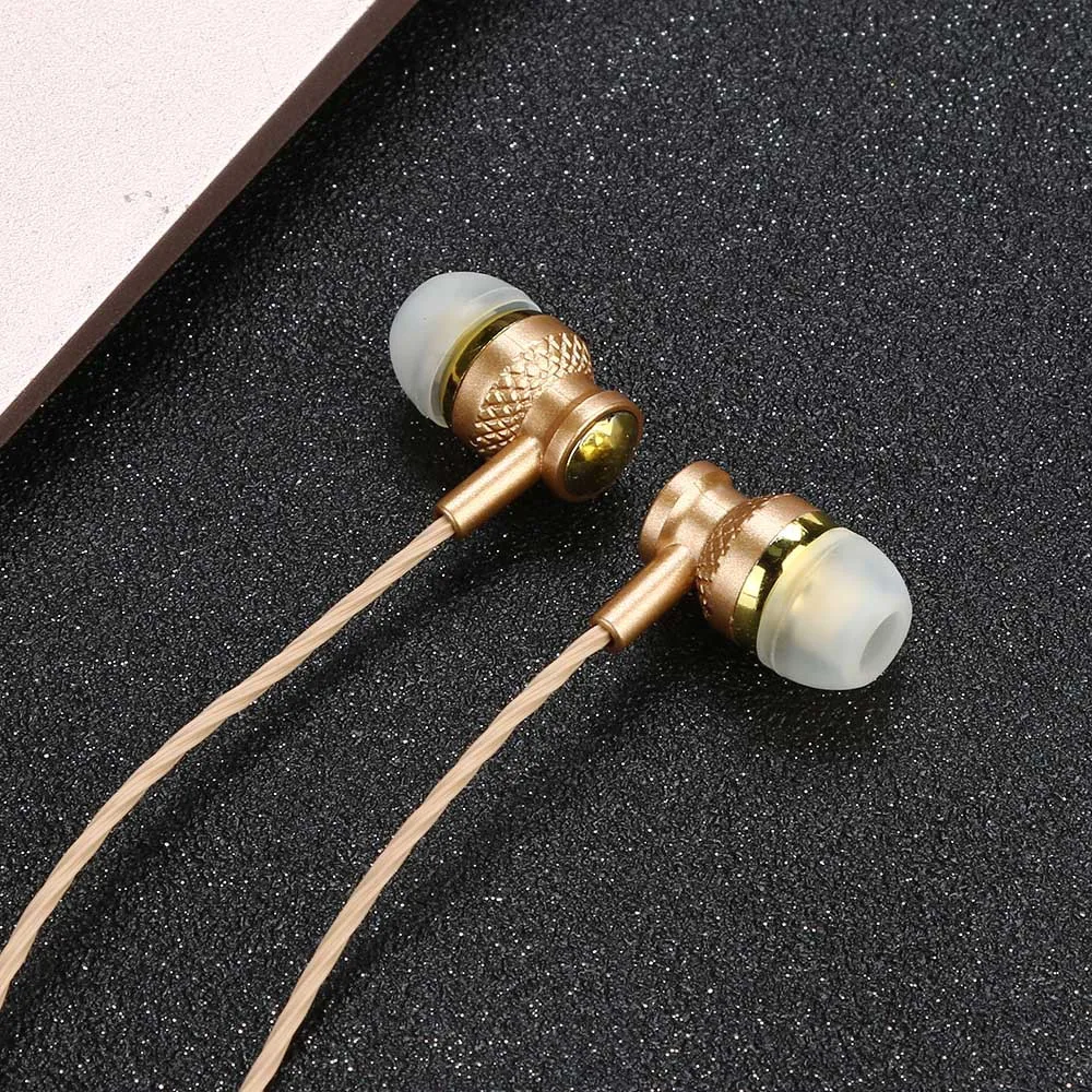 Наушники вкладыши со встроенным микрофоном стереонаушники Спортивная