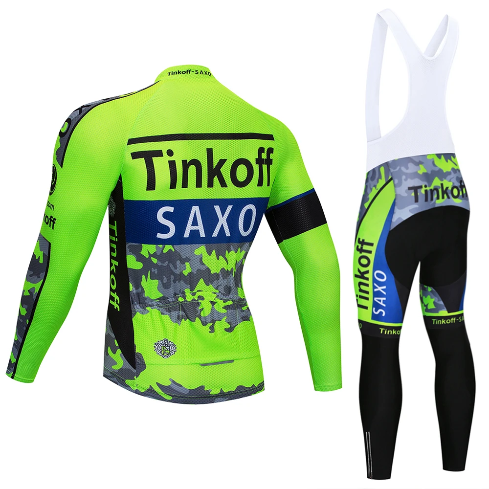 Tinkoff, комплект из Джерси с длинным рукавом для велоспорта, Летний Дышащий комбинезон, ropa ciclismo, одежда для велоспорта, MTB велосипеда, мужская одежда