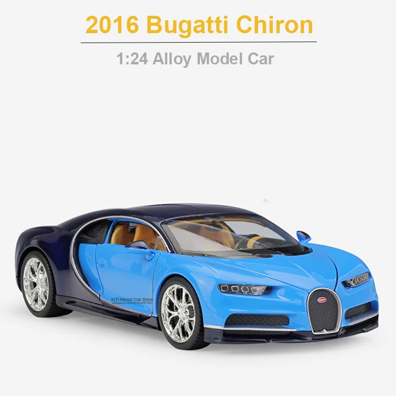 

Модель спортивного автомобиля Bugatti Chiron 1/24, модель игрушечного автомобиля из сплава, литой металлический игрушечный автомобиль, модель игру...