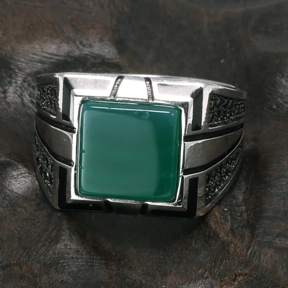 Гарантированное 925 Серебряные кольца Крутое Ретро винтажное турецкое кольцо для