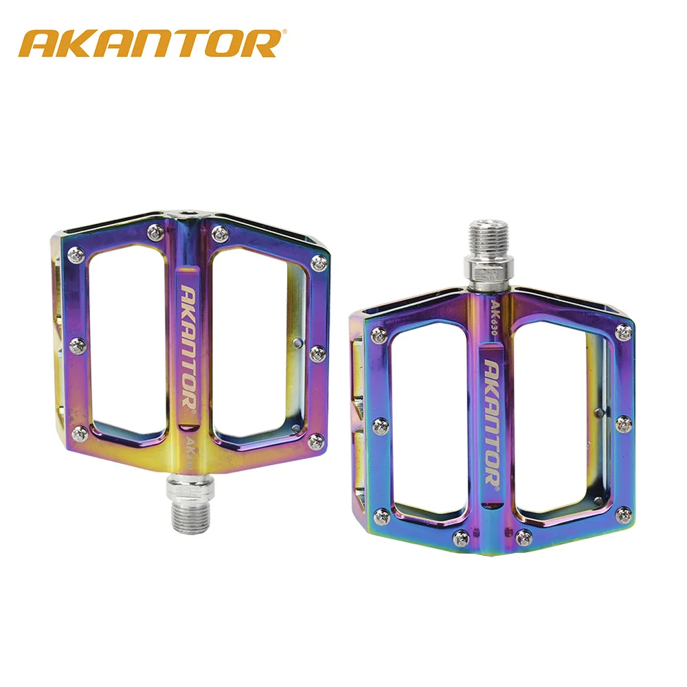 

AKANTOR Bicycle Pedals Aluminum Alloy Ultralight Anti-Skid NEW Big Bearing Pedals For bmx MTB Mountain/Road Bike accessory