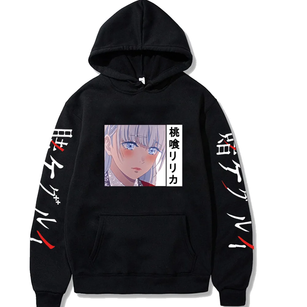 

Kakegurui Twin Hooded Sweatshirt Anime Hoodie Men Cosplay Hoodies Men's Clothing Oversized Hombre Sudadera Streetwear Men Top