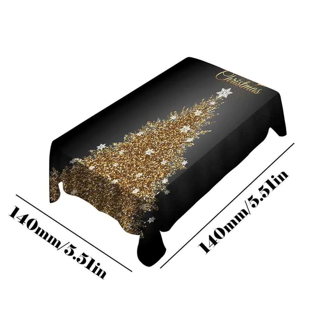 Рождественский Декор домашние чехлы на кресла стрейч набор скатерть поперечная