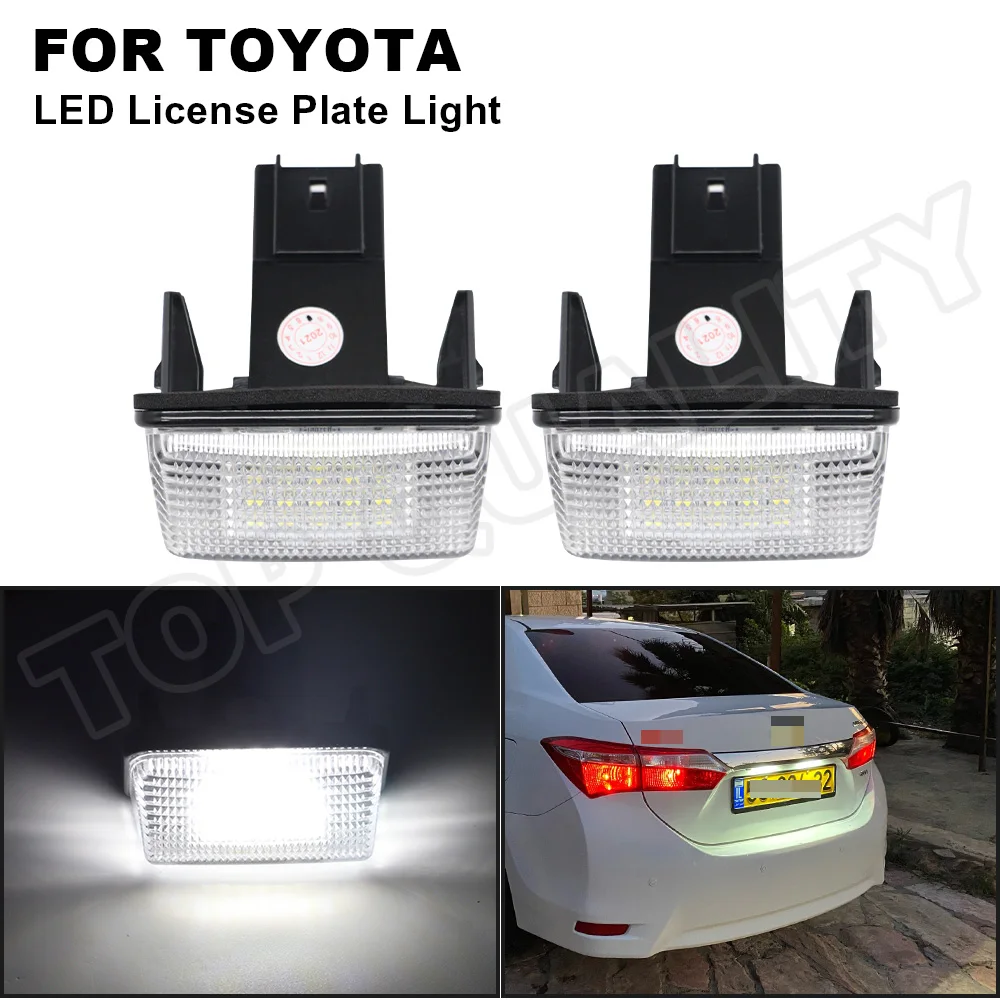 2 шт. светодиодные лампы для номерного знака Toyota Auris Avensis Corolla E150 E15 2006-2012 Verso 8127002131 |