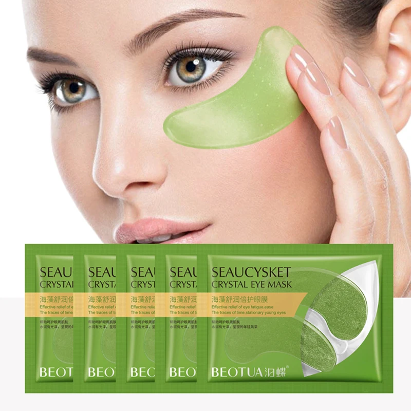 

5Pair Crystal Moisturizing Eye Mask Anti-Wrinkle Anti-aging Hydrating Eye Mask Reduce Fine Lines Remove Dark Circles Eye Care