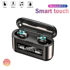 TWS-стереонаушники F9 с поддержкой Bluetooth 5,2 и зарядным футляром на 2000 мА  ч