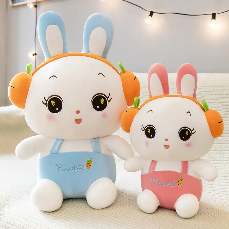 

Бесплатная доставка, симпатичные наушники 40/55/75 см, плюшевая игрушка моркови, кролик, кукла, мягкие куклы, подушки, обнимающие для девочек, Ро...