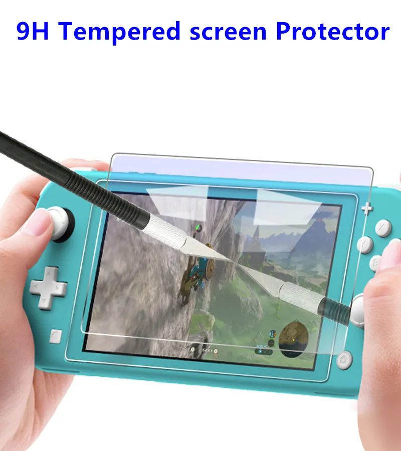 Защитный комплект 7 в 1 для Nintendo Switch Lite сумка хранения чехол из ТПУ зеркальная